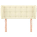 Tăblie de pat cu aripioare crem 93x23x78/88 cm piele ecologică - WALTI WALTI