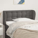 Tăblie de pat cu aripioare gri 93x23x78/88 cm piele ecologică - WALTI WALTI