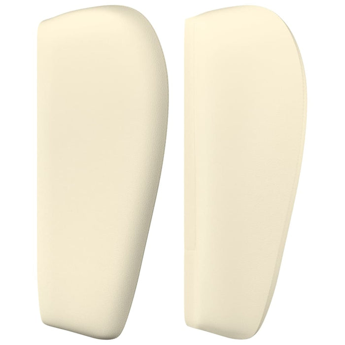 Tăblie de pat cu aripioare crem 103x23x78/88 cm piele ecologică - WALTI WALTI