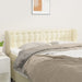 Tăblie de pat cu aripioare crem 147x23x78/88 cm piele ecologică - WALTI WALTI