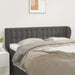 Tăblie de pat cu aripioare gri 147x23x78/88 cm piele ecologică - WALTI WALTI