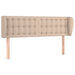 Tăblie pat cu aripioare cappuccino 147x23x78/88cm piele eco - WALTI WALTI