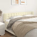 Tăblie de pat cu aripioare crem 183x23x78/88 cm piele ecologică - WALTI WALTI