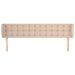 Tăblie pat cu aripioare cappuccino 183x23x78/88 cm piele eco - WALTI WALTI