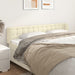 Tăblie de pat cu aripioare crem 203x23x78/88 cm piele ecologică - WALTI WALTI