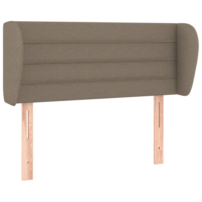 Tăblie de pat cu aripioare gri taupe 83x23x78/88 cm textil - WALTI WALTI