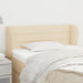 Tăblie de pat cu aripioare crem 83x23x78/88 cm material textil - WALTI WALTI
