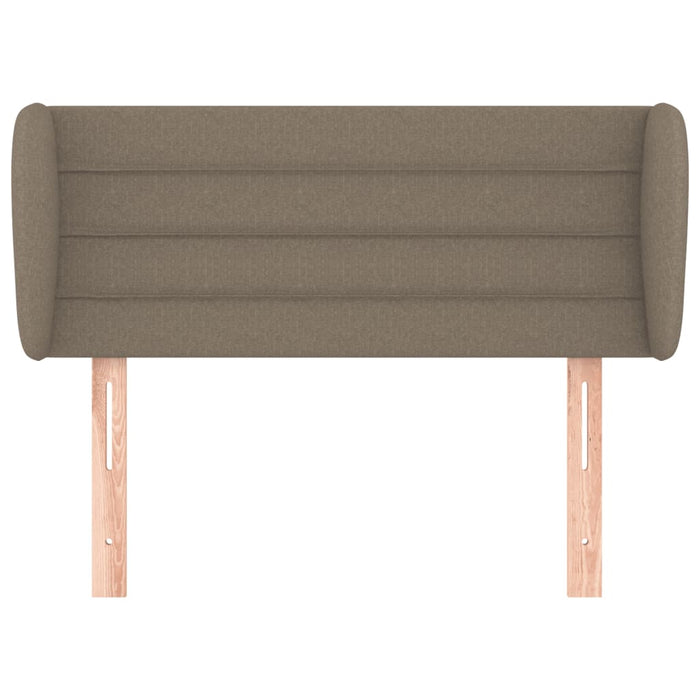 Tăblie de pat cu aripioare gri taupe 93x23x78/88 cm textil - WALTI WALTI