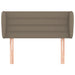 Tăblie de pat cu aripioare gri taupe 93x23x78/88 cm textil - WALTI WALTI