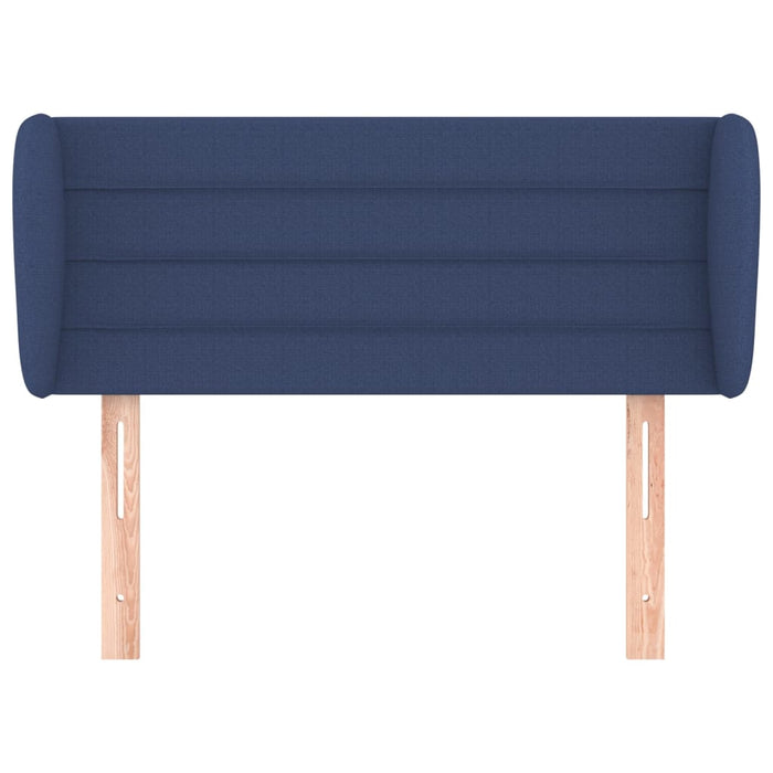 Tăblie de pat cu aripioare albastru 93x23x78/88 cm textil - WALTI WALTI