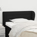 Tăblie de pat cu aripioare negru 103x23x78/88 cm textil - WALTI WALTI