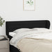 Tăblie de pat cu aripioare negru 147x23x78/88 cm textil - WALTI WALTI
