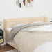 Tăblie de pat cu aripioare crem 183x23x78/88 cm material textil - WALTI WALTI