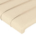 Tăblie de pat cu aripioare crem 203x23x78/88 cm textil - WALTI WALTI