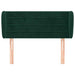 Tăblie de pat cu aripioare verde închis 83x23x78/88 cm catifea - WALTI WALTI