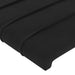 Tăblie de pat cu aripioare negru 147x23x78/88 cm catifea - WALTI WALTI