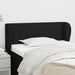 Tăblie de pat cu aripioare negru 83x23x78/88 cm material textil - WALTI WALTI