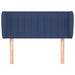 Tăblie de pat cu aripioare, albastru, 83x23x78/88 cm  textil - WALTI WALTI