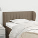 Tăblie de pat cu aripioare gri taupe 93x23x78/88 cm textil - WALTI WALTI