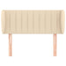 Tăblie de pat cu aripioare crem 93x23x78/88 cm textil - WALTI WALTI