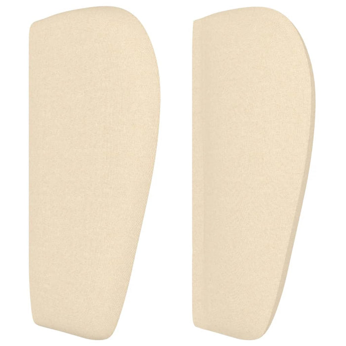 Tăblie de pat cu aripioare crem 93x23x78/88 cm textil - WALTI WALTI