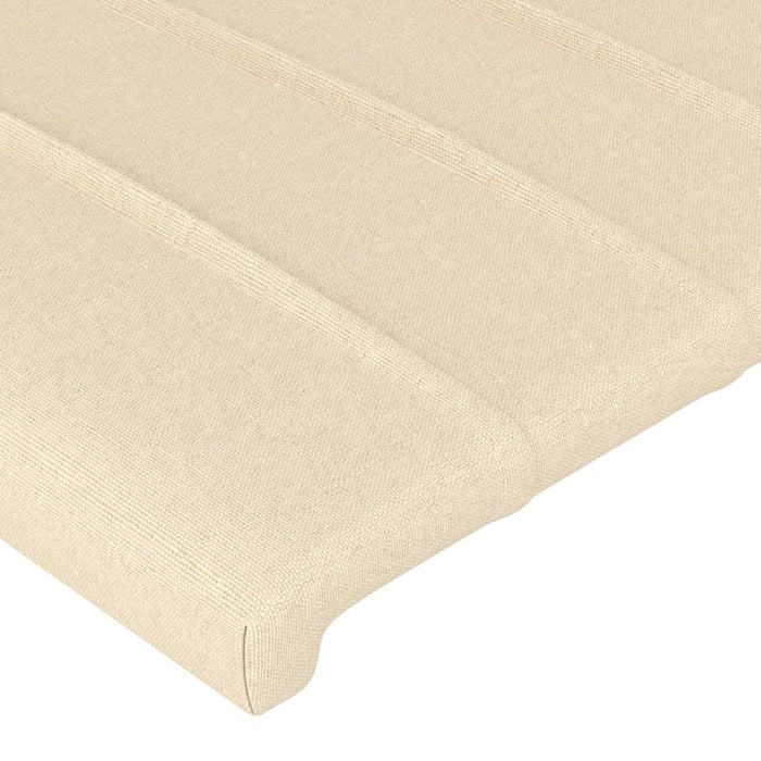 Tăblie de pat cu aripioare crem 93x23x78/88 cm textil - WALTI WALTI