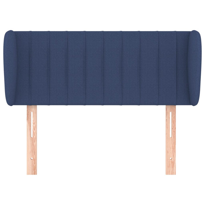 Tăblie de pat cu aripioare albastru 93x23x78/88 cm textil - WALTI WALTI