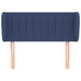 Tăblie de pat cu aripioare albastru 93x23x78/88 cm textil - WALTI WALTI