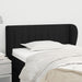 Tăblie de pat cu aripioare negru 103x23x78/88 cm textil - WALTI WALTI