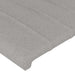 Tăblie de pat cu aripioare gri deschis 163x23x78/88 cm textil - WALTI WALTI