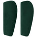 Tăblie de pat cu aripioare verde închis 93x23x78/88 cm catifea - WALTI WALTI
