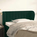 Tăblie de pat cu aripioare verde închis 93x23x78/88 cm catifea - WALTI WALTI