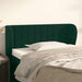 Tăblie de pat cu aripioare verde închis 103x23x78/88 cm catifea - WALTI WALTI