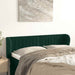 Tăblie de pat cu aripioare verde închis 147x23x78/88 cm catifea - WALTI WALTI