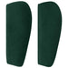 Tăblie de pat cu aripioare verde închis 183x23x78/88 cm catifea - WALTI WALTI
