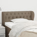Tăblie de pat cu aripioare gri taupe 93x23x78/88 cm textil - WALTI WALTI