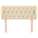 Tăblie de pat cu aripioare crem 93x23x78/88 cm textil - WALTI WALTI