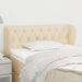 Tăblie de pat cu aripioare crem 93x23x78/88 cm textil - WALTI WALTI