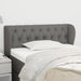 Tăblie de pat cu aripioare gri închis 103x23x78/88 cm textil - WALTI WALTI