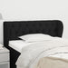 Tăblie de pat cu aripioare negru 103x23x78/88 cm textil - WALTI WALTI