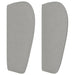 Tăblie de pat cu aripioare gri deschis 183x23x78/88 cm textil - WALTI WALTI