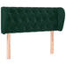 Tăblie de pat cu aripioare verde închis 93x23x78/88 cm catifea - WALTI WALTI