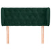 Tăblie de pat cu aripioare verde închis 93x23x78/88 cm catifea - WALTI WALTI
