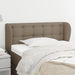 Tăblie de pat cu aripioare gri taupe 83x23x78/88 cm textil - WALTI WALTI