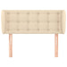 Tăblie de pat cu aripioare crem 103x23x78/88 cm textil - WALTI WALTI