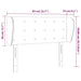 Tăblie de pat cu aripioare gri deschis 83x23x78/88 cm catifea - WALTI WALTI