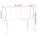 Tăblie de pat cu aripioare roz 103x23x78/88 cm catifea - WALTI WALTI