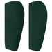 Tăblie de pat cu aripioare verde închis 147x23x78/88 cm catifea - WALTI WALTI