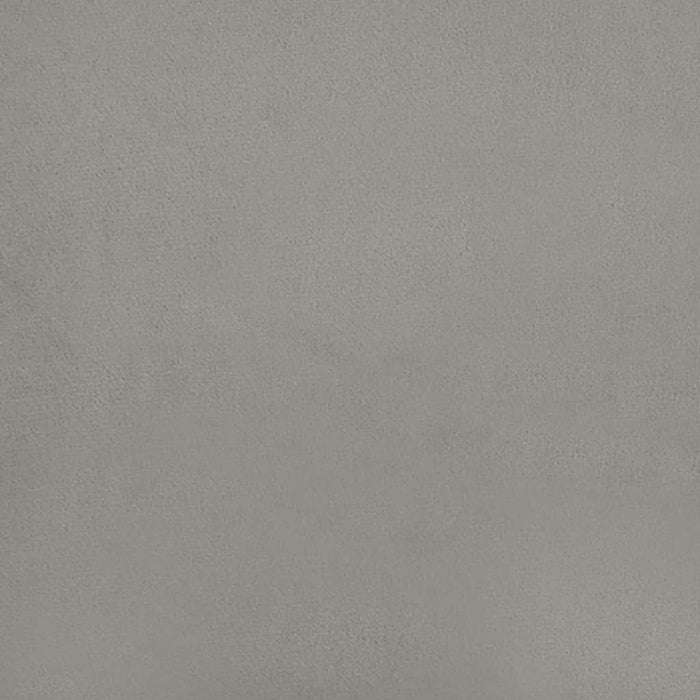 Tăblie de pat cu aripioare gri deschis 203x23x78/88 cm catifea - WALTI WALTI