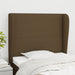Tăblie de pat cu aripioare maro închis 83x23x118/128 cm textil - WALTI WALTI